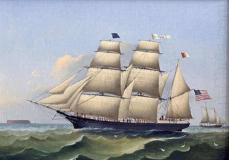 Barque WHITE SEA of Boston, unknow artist